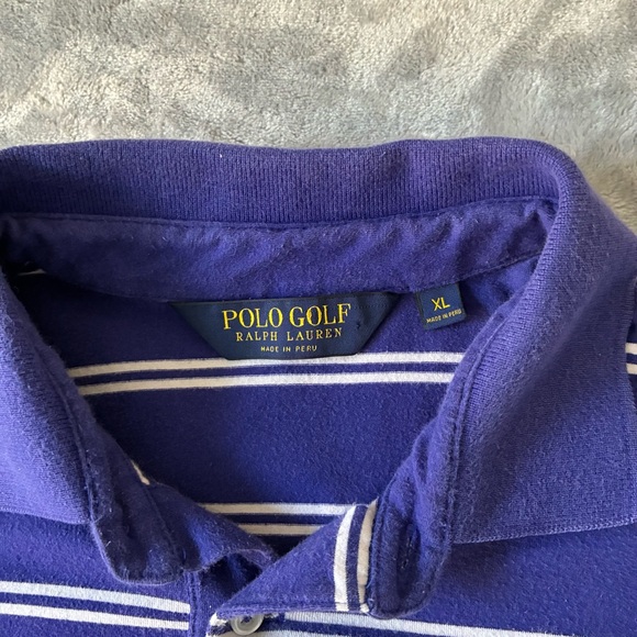 Ralph Lauren Polo Golf Other - Ralph Lauren Polo Golf Men's Striped Blue Polo Shirt